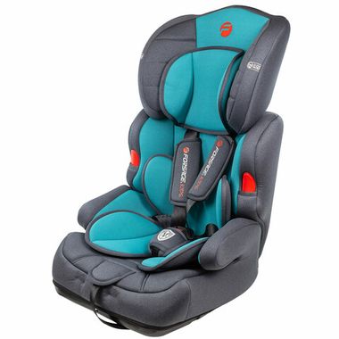 Кресло детское BAB001 Dark Gray/ Turquoise 9-36кг FORSAGE kids##KING BAB001 Turquoise