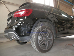 Фаркоп оцинкованный Galia M134C для Mercedes GLA-Class 2014-, Infiniti Q30 2016-(паспорт и сертификат в комплекте)(без электрики)