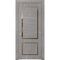 Купить Дверь экошпон Neo Loft 301 Marable Soft Touch торос серый стекло bronze