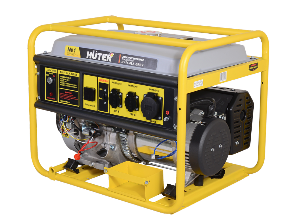 Электрогенератор Huter DY11,0LX-электростартер Grey