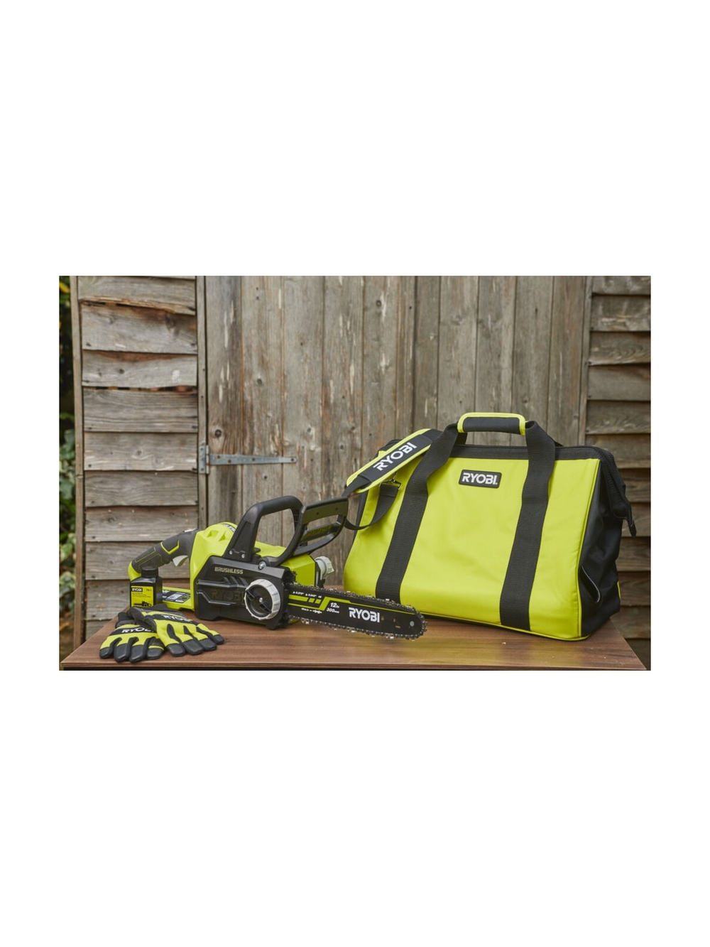 Бесщеточная аккумуляторная цепная пила Ryobi ONE+ OCS1830  без аккумулятора в комплекте 5133002829