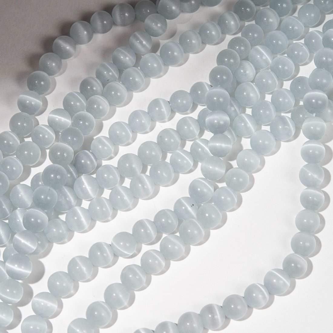 Селенит "Frosted" (имитация), шар, 9,5мм