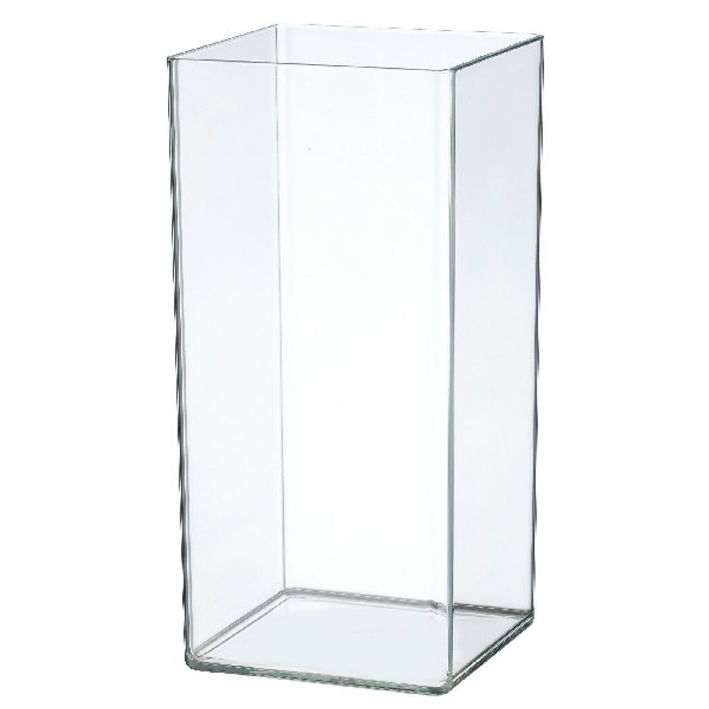 Вазон "Square" (пластик) D12xH25см (Прозрачный)