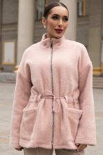 Пальто Альпака (пудра) Б14137-7М LT Collection
