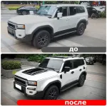 Обвес для Toyota Land Cruiser Prado 250 LC250 Накладки на капот Накладки на ручки на зеркала