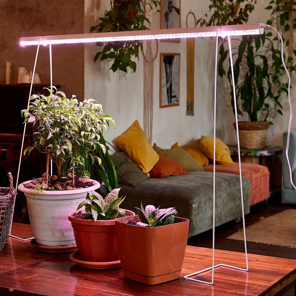 ULI-P33-24W-SPLX IP40 WHITE Светильник для растений светодиодный линейный. 872мм. выкл. на корпусе. Алюминий. Спектр с дальним красным для фотосинтеза. TM Uniel