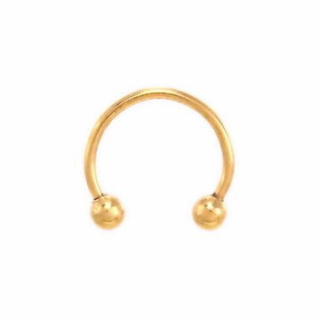 Циркуляр сталь 1,2 мм с шарами золото