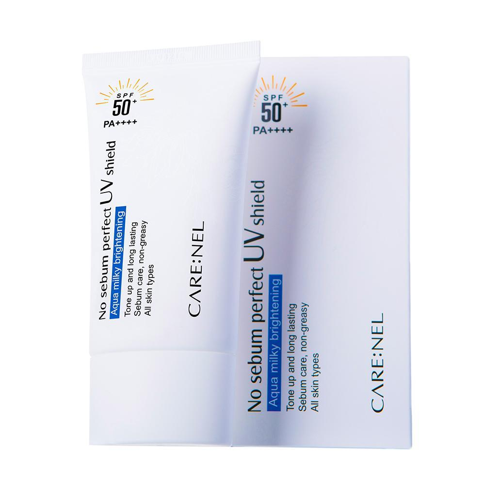 Care:Nel No Sebum Perfect UV Shield SPF50+ PA++++ солнцезащитный крем для лица матирующий