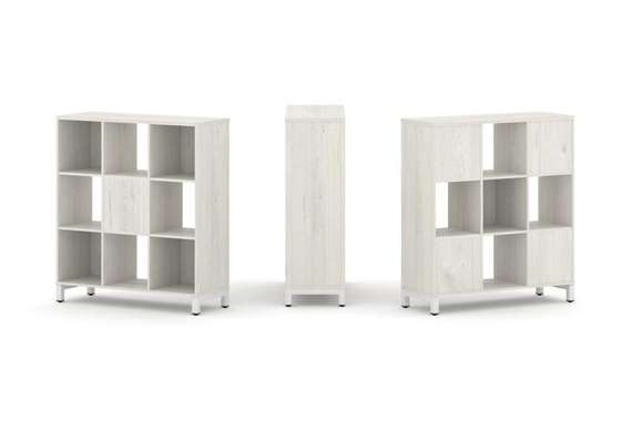 Style Project Набор стеллажа 2-х сторон., 3 яр. SN.NSD-331  1121*400*1248