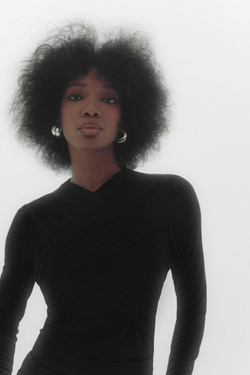 Платье mini с драпировками