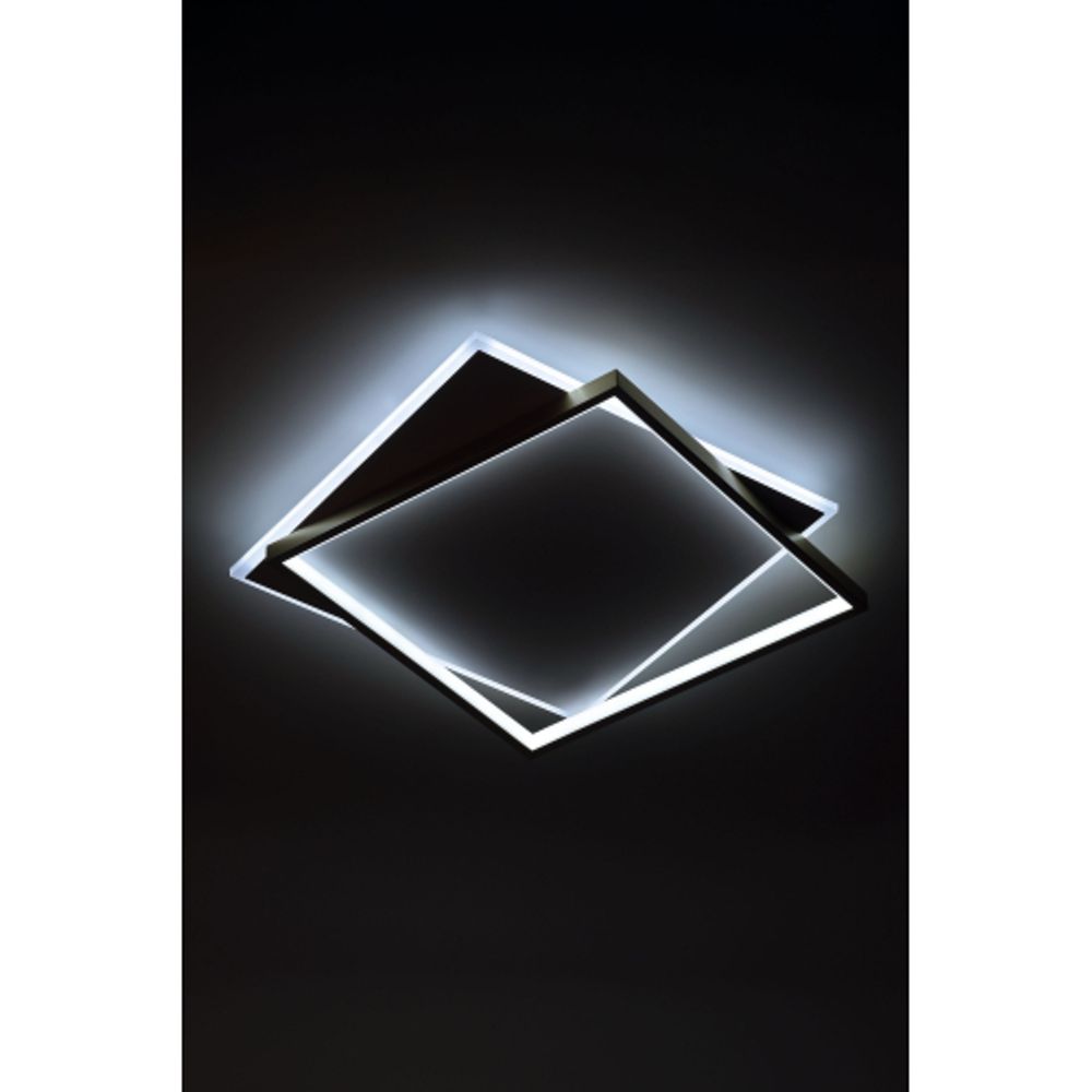 Светильник потолочный светодиодный ЭРА Модерн Lima CLL-1-82 3K-6,5K RC WH+GD с ДУ белый-золото