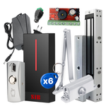 Скуд комплект "Комфорт" с доводчиком на 60 кг и электромагнитным замком на 280 кг