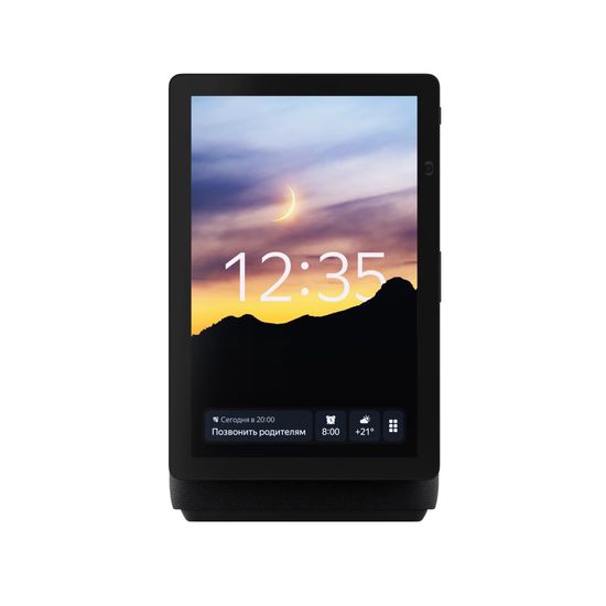 Умная колонка Яндекс Станция Дуо Макс с Алисой с Zigbee Черный