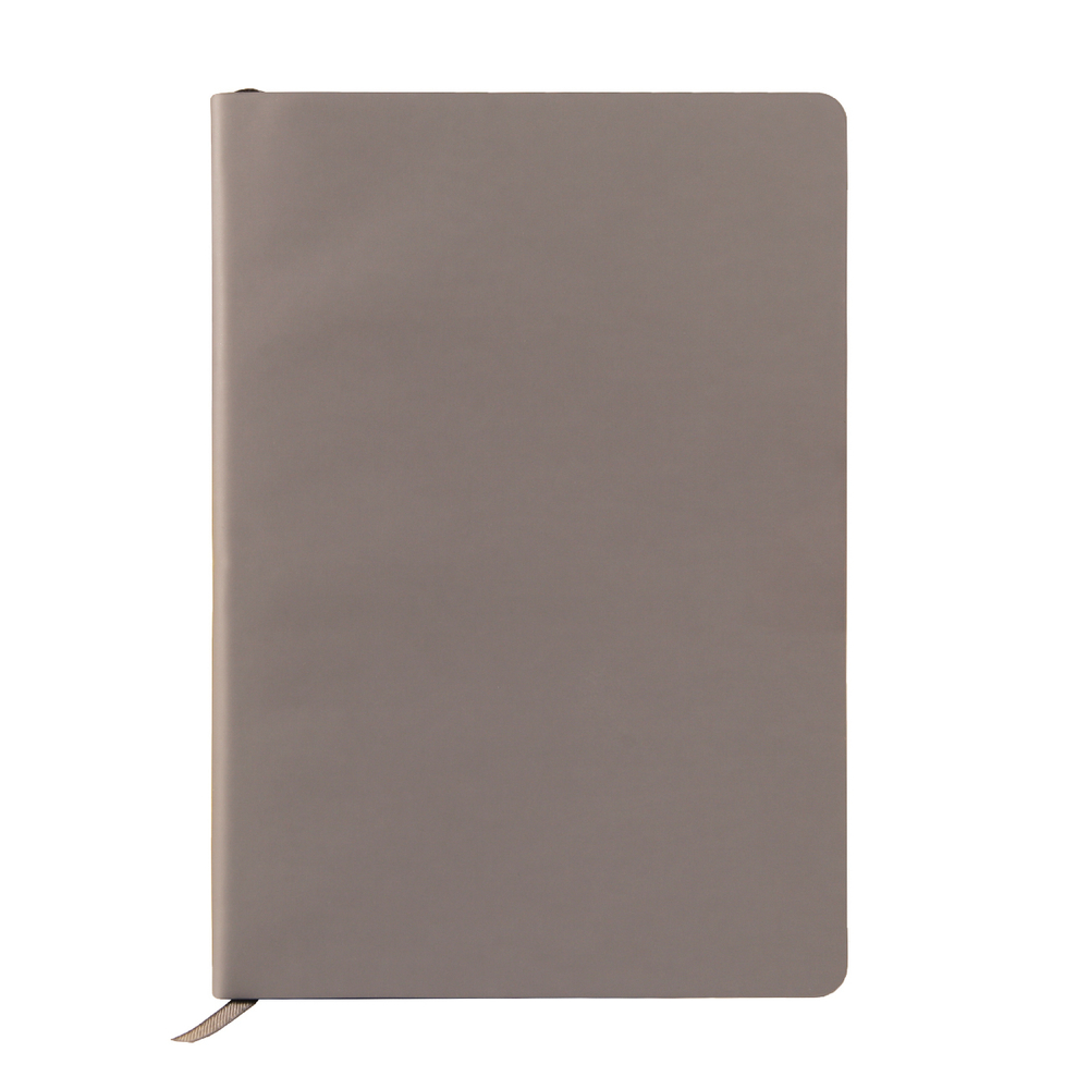 Блокнот NIKA soft touch Серый