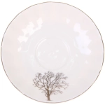 Кофейный набор 12 предметов «Золотая коллекция» (6 кружек 90мл+6 блюдец), дерево, волна