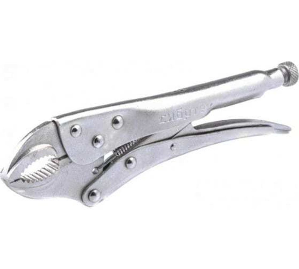 ЗАЖИМ РУЧНОЙ ПОЛУКРУГЛЫЙ ЗАХВАТ 220ММ СИБРТЕХ 18422