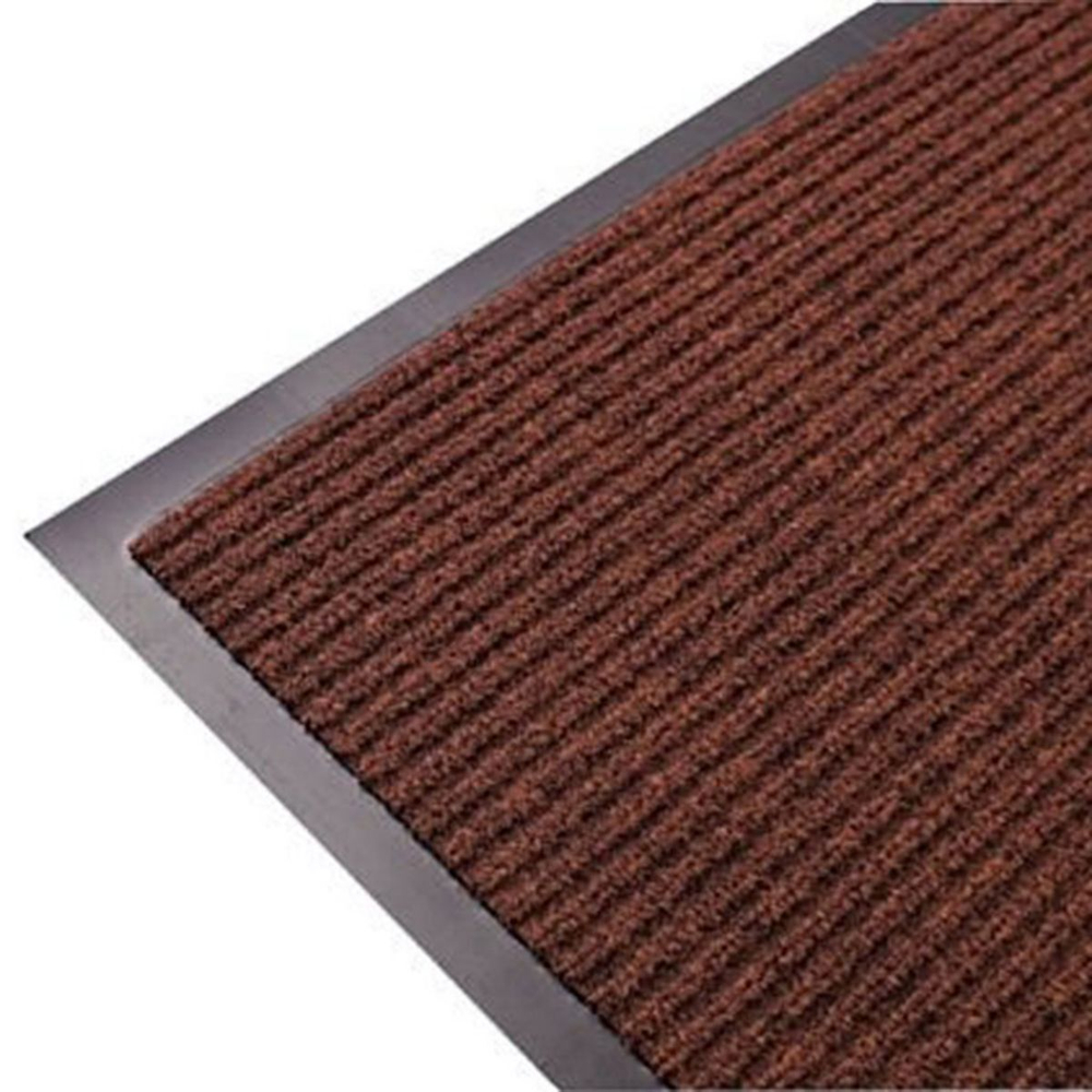 Коврик придверный, 120х180 см, прямоуг, резина, с коврол, корич, Floor mat, XTL-7002
