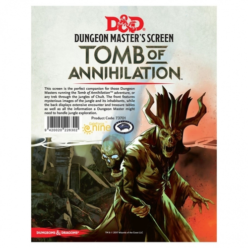 Tomb of Annihilation Dungeon Master's Screen