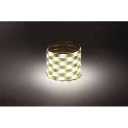 Светодиодная лента ЭРА узкая 5мм LS2835 9,6-120-12-4000K-IP20-1 year-5m нейтральный белый свет