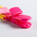 2792855 Держатель для пустышки, ниблера «Совушка» на ленте, МИКС