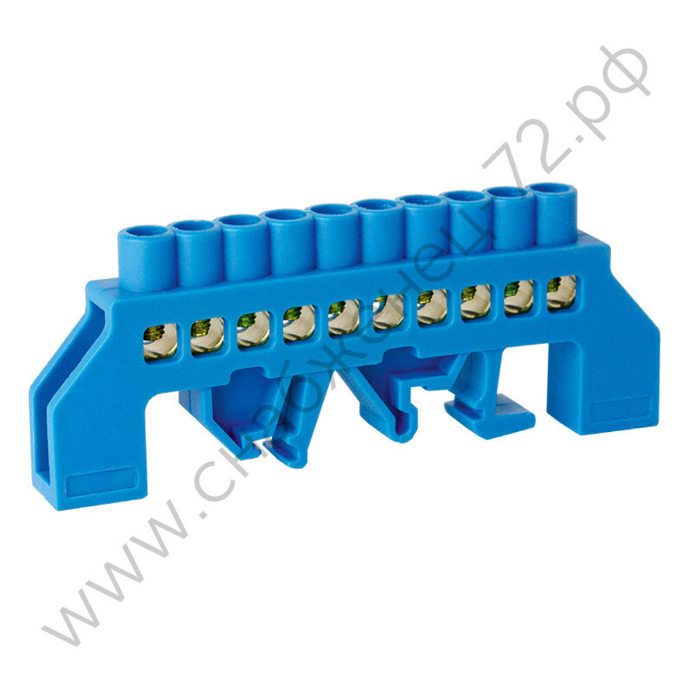 Шины нулевые в комбинированном DIN-изоляторе "стойка" Энергия TS-0609K