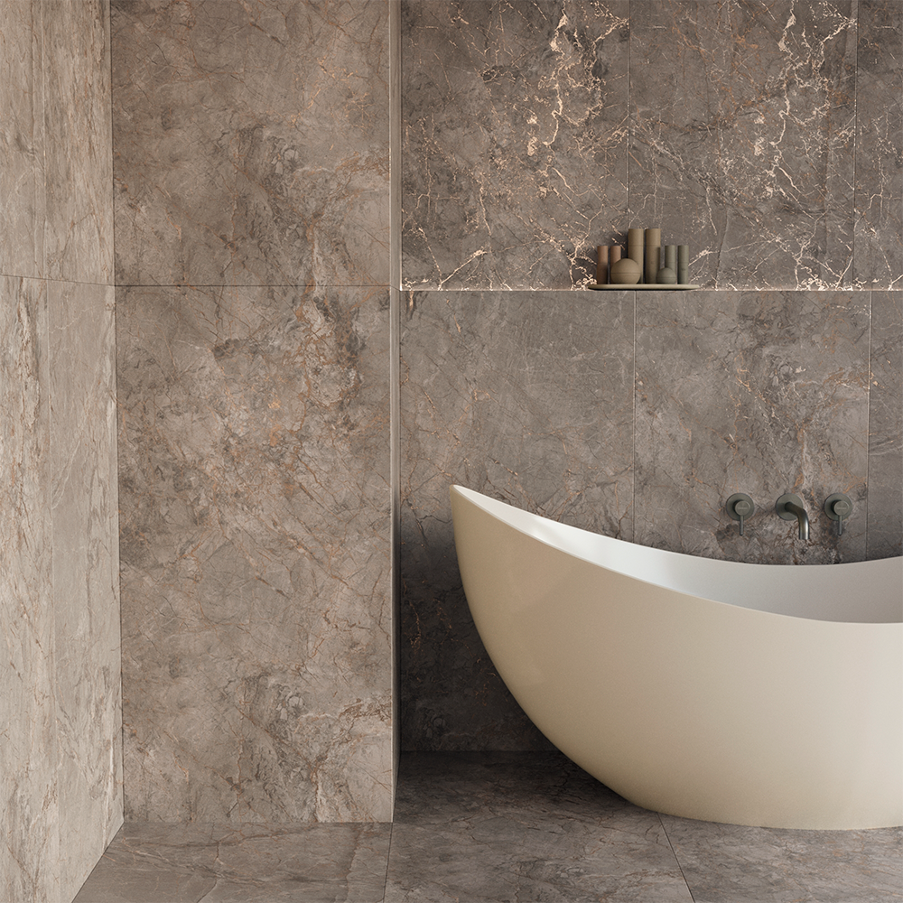 Керамогранит, Arcadia Ceramica, MISTRAL BROWN, 1200x600 мм, карвинг