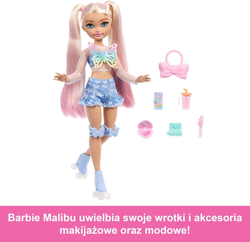 Кукла Barbie Dream Besties Малибу на роликах JFX96