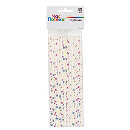 Трубочка-д-кокт-бум-Единорог-12шт