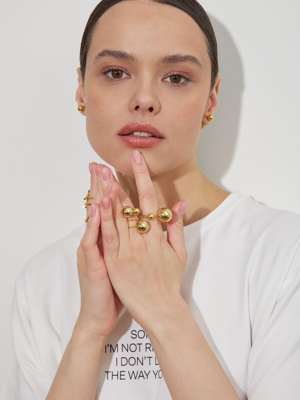 BUBBLE SQUARE EARRINGS