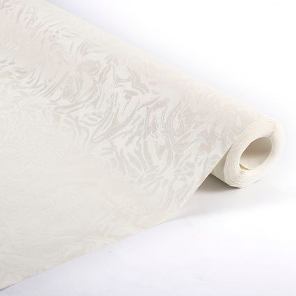 Обои Сатин гор.тисн. флиз. осн. 1,06х10м  белый 2139-12