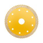 Диск алмазный отрезной сплошной, 125х22,2мм, сухой/мокрый рез KRANZ