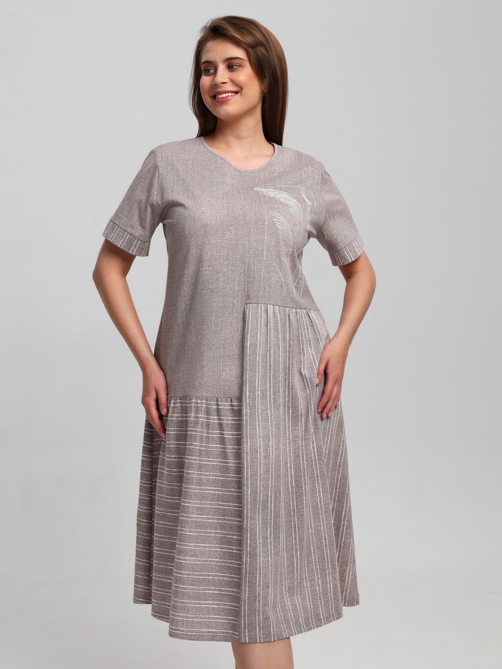 Платье Баронесса-1 Виотекс БЕЖЕВЫЙ