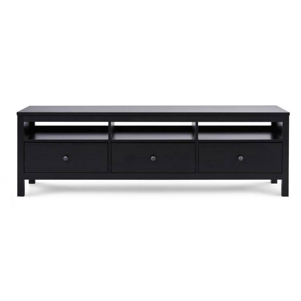 Тумба под ТВ Хемнэс Hemnes/ Кымор, 183х47х57 см, черный