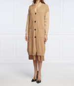 Хлопковый кардиган korem Pinko - бежевый(1G1677 Y77U)