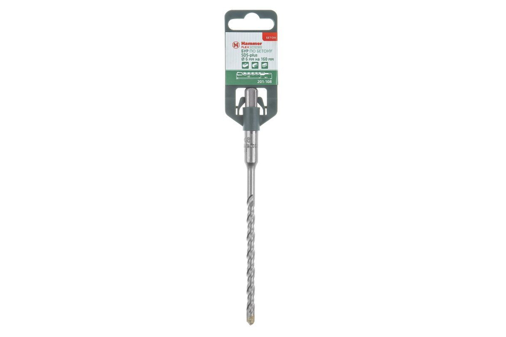 Бур Hammer Flex 201-108 SDS+  6 X 160