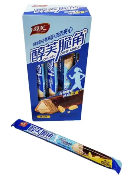 Хрустящие фитнес трубочки с Ореховой начинкой 22 г * 20 шт