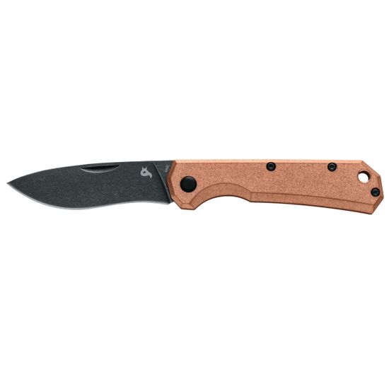 Складной нож FOX knives BF-748 CR CIOL c клинком из стали 440C, рукоять медь