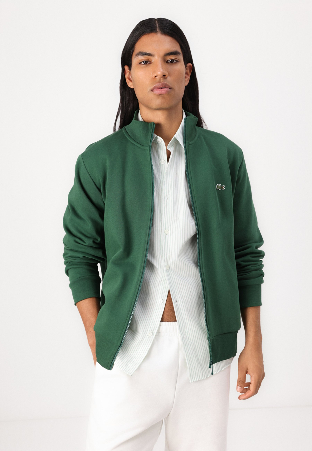 Lacoste UNISEX - Толстовка на молнии - Зелёный (LA222S08O-M11)