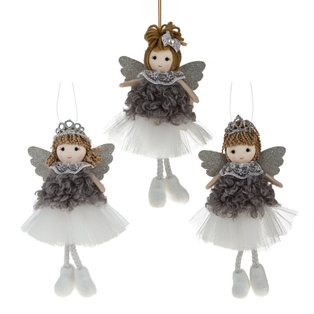 GAEM Изделие декоративное подвесное "Ангел", L9 W3 H18 см, 3в.