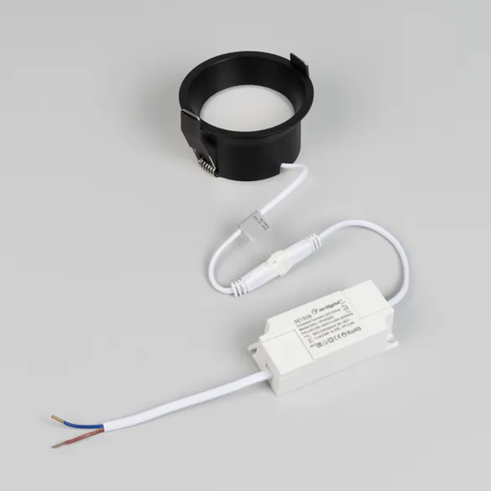Светильник MS-BREEZE-BUILT-R82-9W Warm2700 (BK, 80 deg, 230V) (Arlight, IP20 Металл, 5 лет) 054715