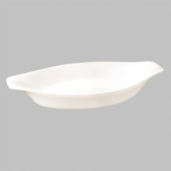 Блюдо овальное 21,5*11,5 см с ручками белое фарфор P.L. Proff Cuisine [9]