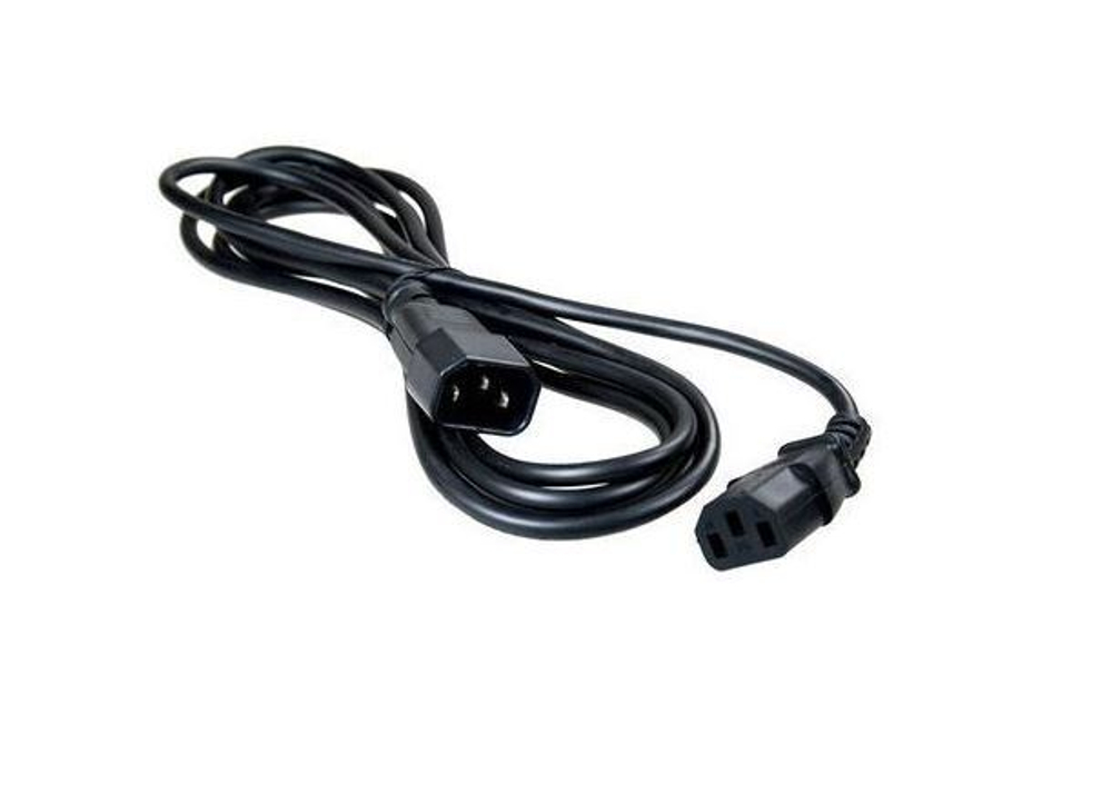 Кабель питания RIPO  1.8м, сист.блок-монитор С14-C13 (3*0.75 mm2)  10A, черный, с заземлением