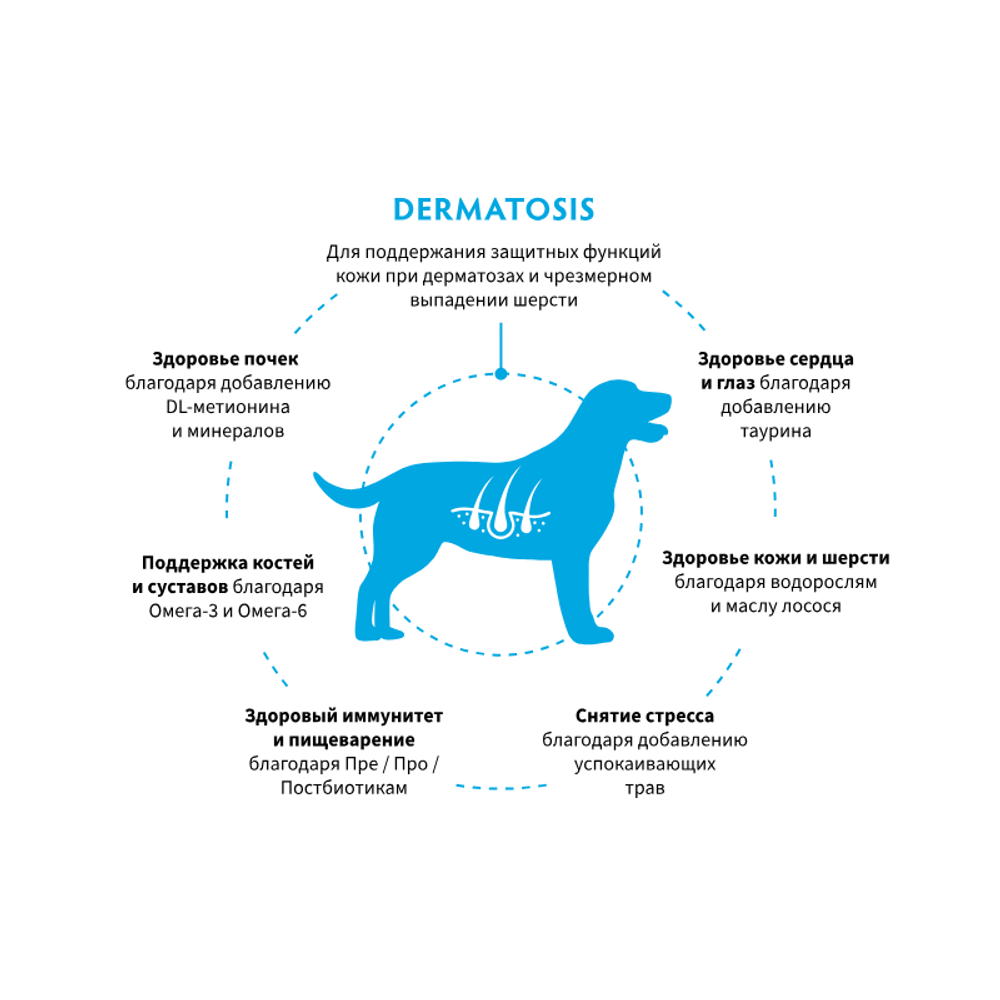 Сухой диетический корм GRANDORF VETERINARY DIET Dog DERMATOSIS для собак с заболеваниями кожи Сухой диетический корм GRANDORF VETERINARY DIET Dog DERMATOSIS для собак с заболеваниями кожи