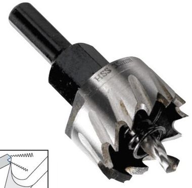 Сверло корончатое по металлу и пластику Ф 26мм Krino 2100102600