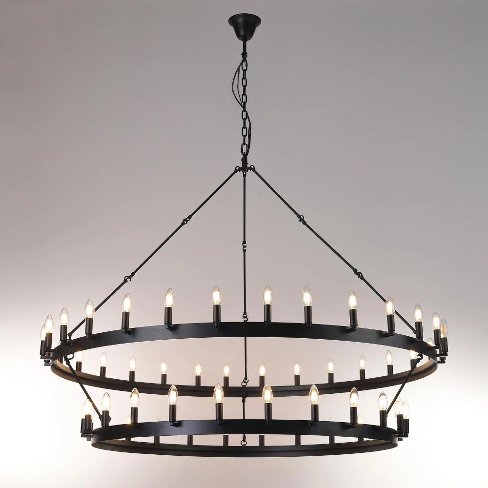 Citilux Смитсон CL470254 Люстра замковая подвесная Чёрная