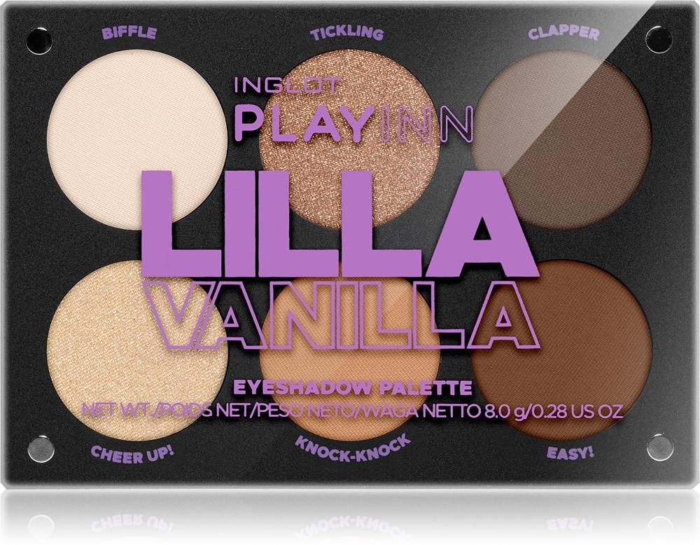 Inglot PlayInn Eyeshadow Palette - палитра теней для век, 8 g