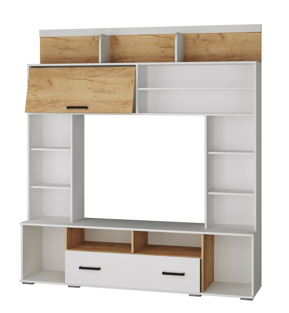 Центральная секция Оскар-18 ОГЦН-2, белый/дуб крафт