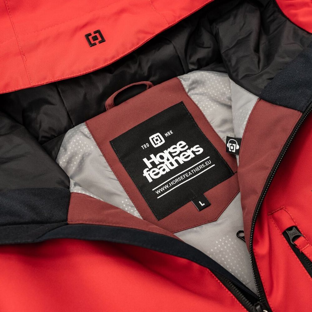 Куртка Horsefeathers CROWN JACKET (lava red)
