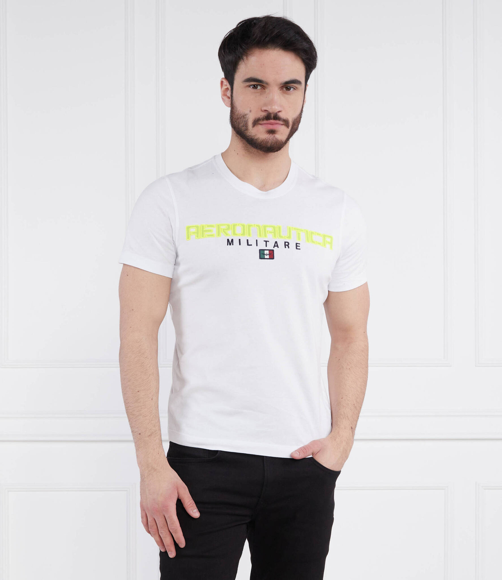 Футболка Aeronautica Militare - белый(TS2064J602)