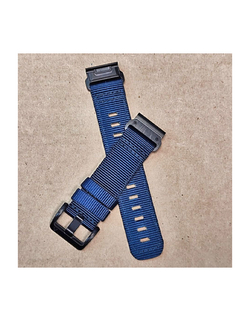 Ремешок тактический Tactix 22 мм. для Garmin нейлоновый быстросъемный на застежке (Синий)